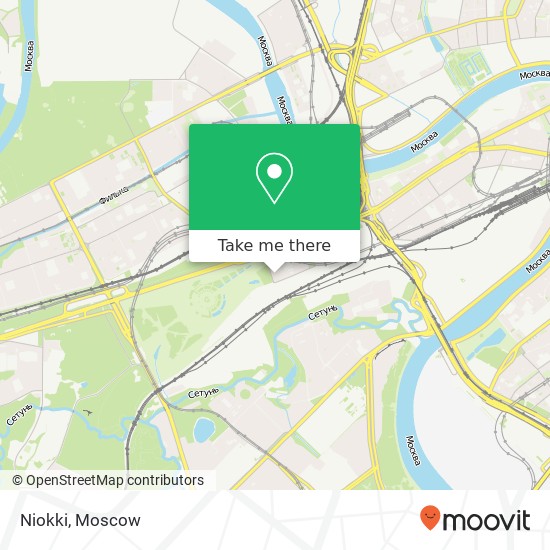 Niokki, улица Генерала Ермолова Москва 121170 map