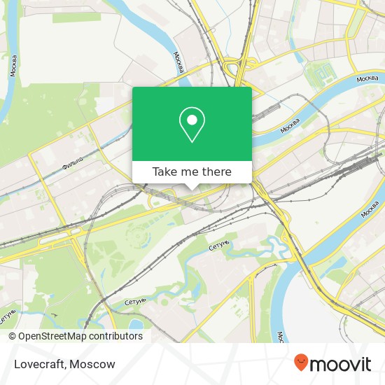 Lovecraft, Москва 121170 map