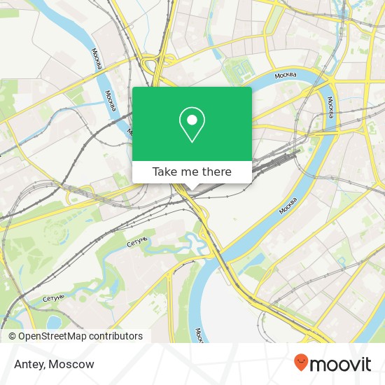 Antey, Киевская улица Москва 121165 map