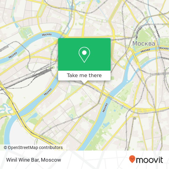 Winil Wine Bar, Зубовская улица Москва 119034 map