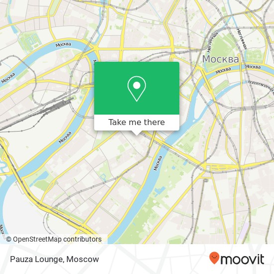 Pauza Lounge, улица Тимура Фрунзе, 22 str 3 Москва 119021 map