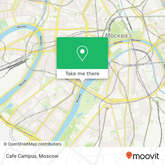 Cafe Campus, Москва 119034 map