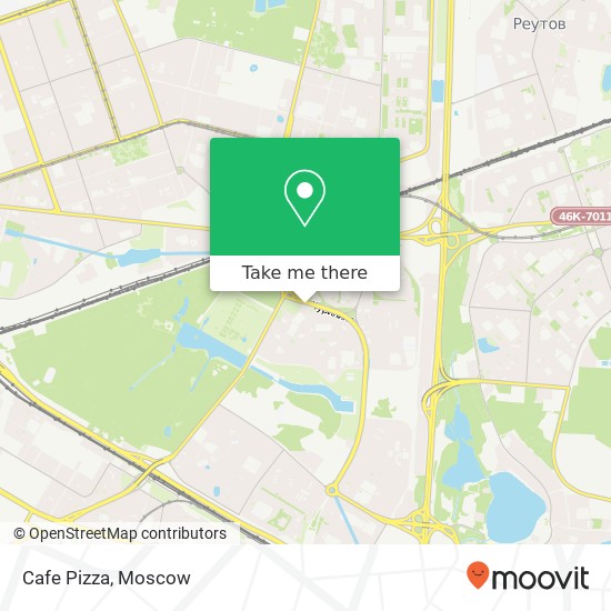 Cafe Pizza, Москва 111402 map