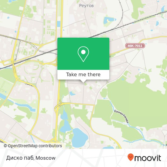 Диско паб, Новокосинская улица, 22 Москва 111673 map
