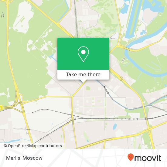 Merlis, Ярцевская улица Москва 121351 map