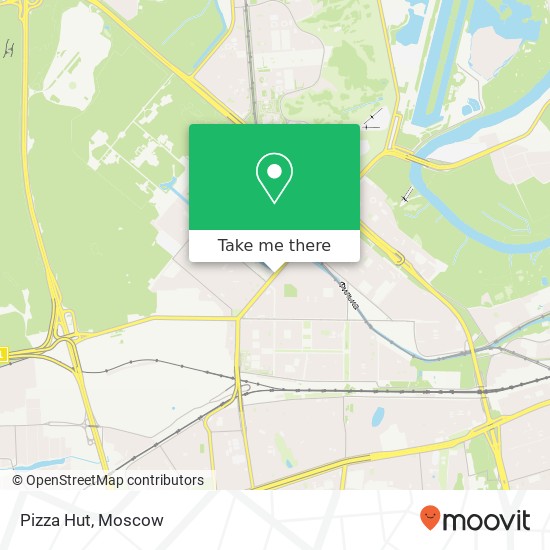 Pizza Hut, Ярцевская улица, 19 Москва 121351 map