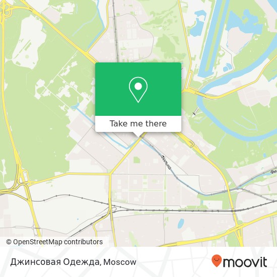 Джинсовая Одежда, Москва 121552 map