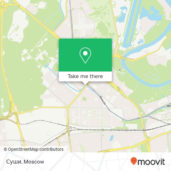 Суши, Москва 121552 map