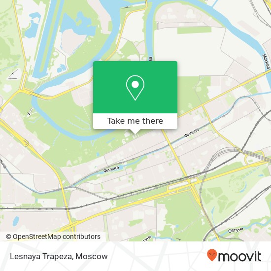 Lesnaya Trapeza, Большая Филёвская улица Москва 121433 map
