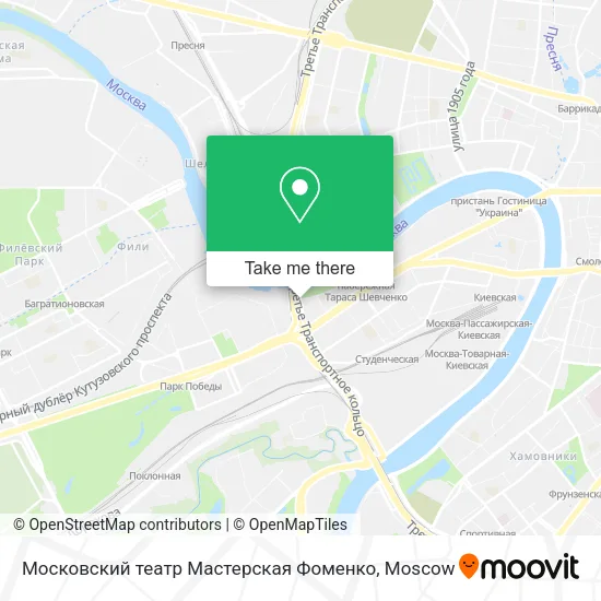 Московский театр Мастерская Фоменко map