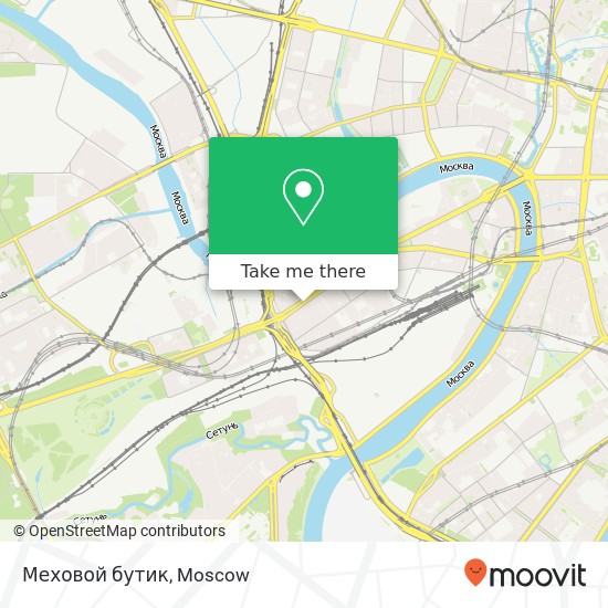 Меховой бутик, Кутузовский проспект, 33 Москва 121165 map