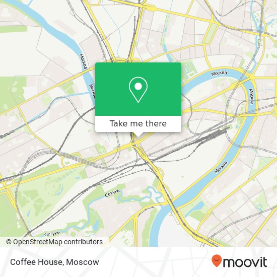 Coffee House, Киевская улица Москва 121165 map