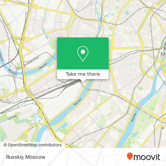 Russkiy, Москва 121059 map