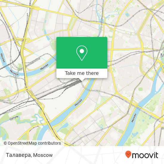 Талавера, площадь Европы Москва 121059 map