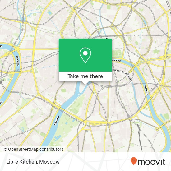 Libre Kitchen, Москва 119072 map