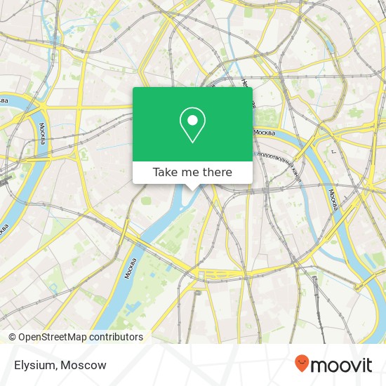 Elysium, Болотная набережная Москва 119072 map