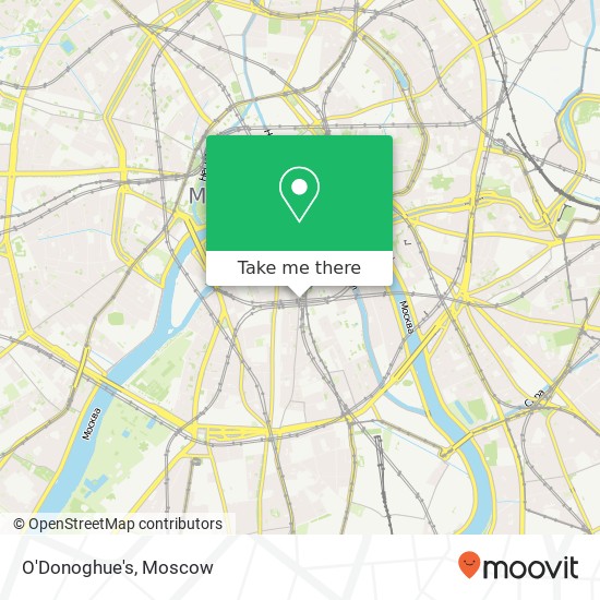 O'Donoghue's, Пятницкая улица Москва 115035 map