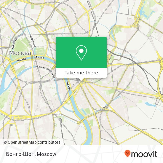 Бонго-Шоп, Таганская площадь Москва 109240 map
