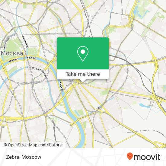 Zebra, Таганская улица Москва 109147 map