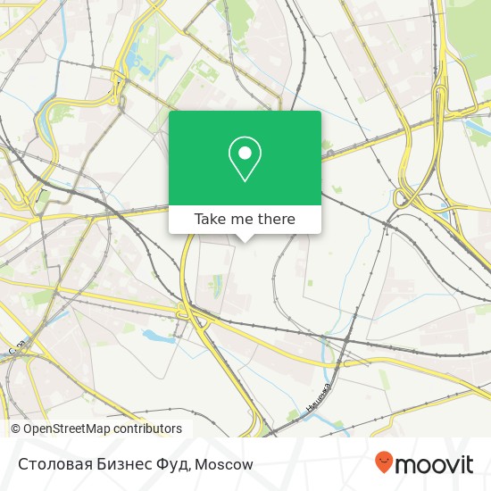 Столовая Бизнес Фуд, Москва 111024 map