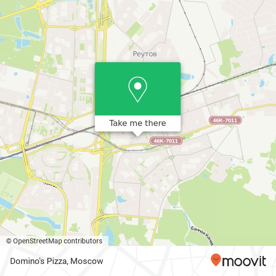 Domino's Pizza, Реутов 143965 map