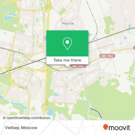 Vietbep, Носовихинское шоссе Москва 111672 map