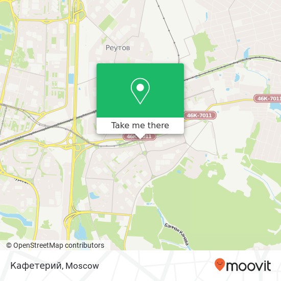 Кафетерий, Москва 111672 map