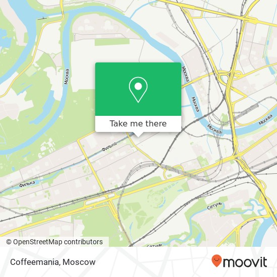Coffeemania, Багратионовский проезд Москва 121087 map