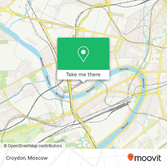 Croydon, Москва 123317 map