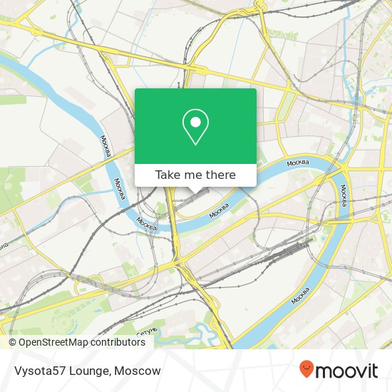 Vysota57 Lounge, Пресненская набережная Москва 123112 map