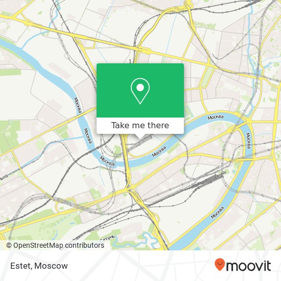 Estet, Москва 123317 map
