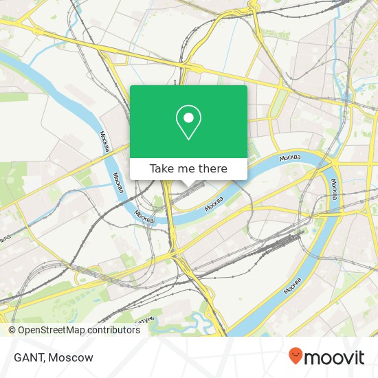 GANT, Москва 123317 map