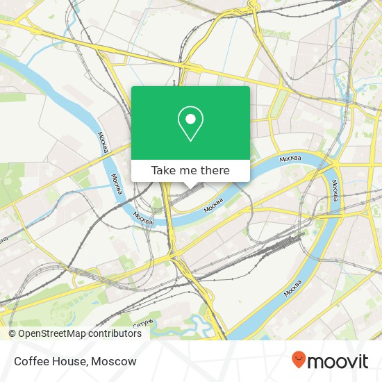 Coffee House, Пресненская набережная Москва 123112 map