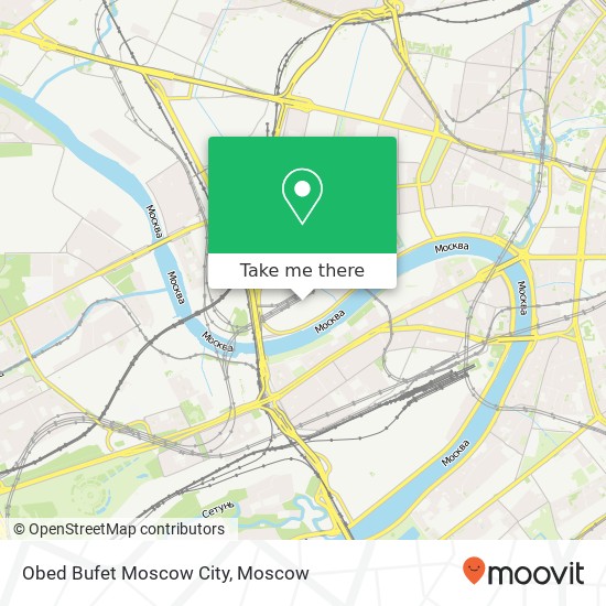 Obed Bufet Moscow City, Москва 123317 map