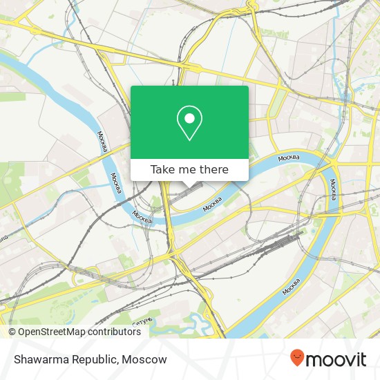 Shawarma Republic, Пресненская набережная Москва 123112 map