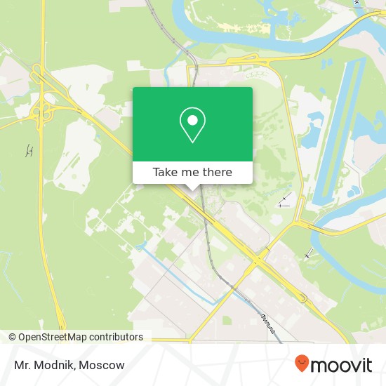 Mr. Modnik, Москва 121609 map
