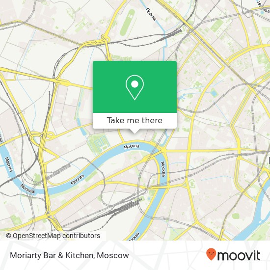 Moriarty Bar & Kitchen, Рочдельская улица Москва 123022 map