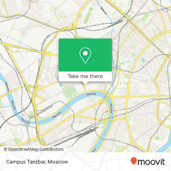 Campus Tanzbar, Москва 123022 map