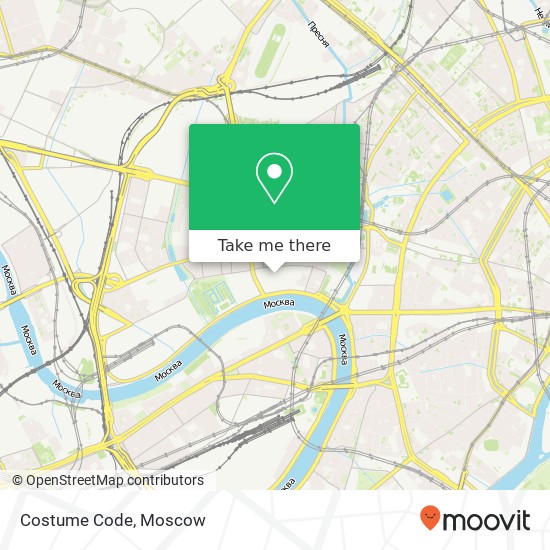 Costume Code, Москва 123022 map