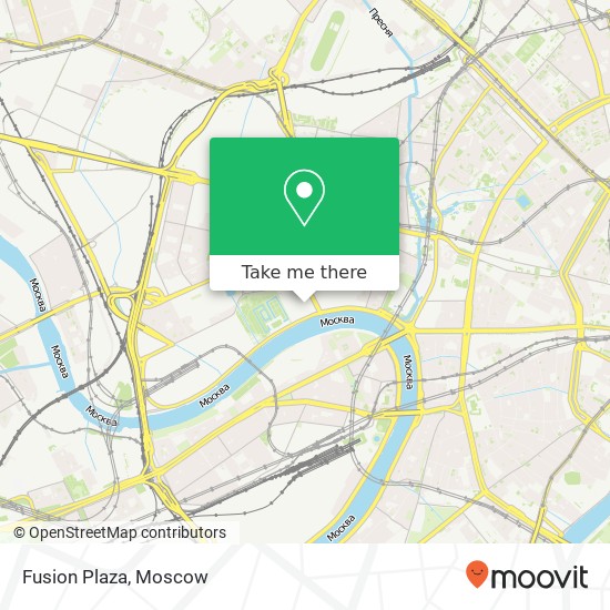 Fusion Plaza, Москва 123610 map