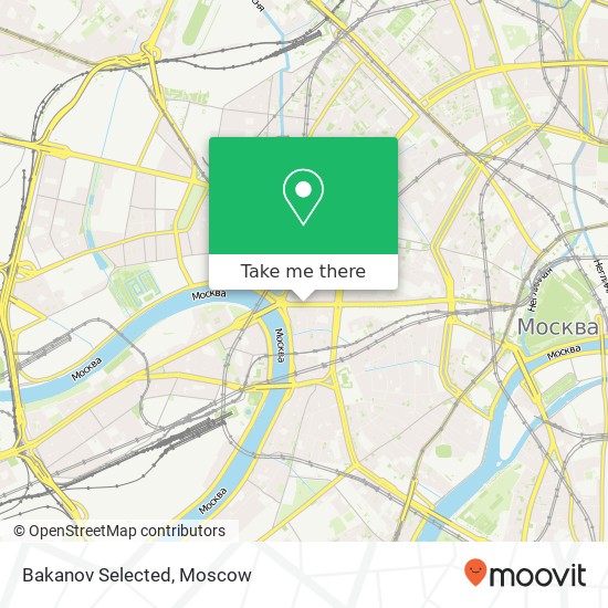 Bakanov Selected, улица Новый Арбат, 36 Москва 121205 map