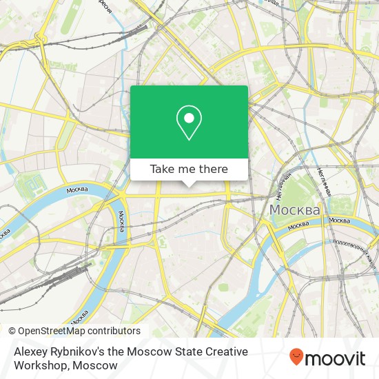 Alexey Rybnikov's the Moscow State Creative Workshop map