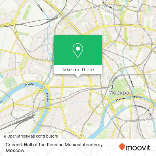 Concert Hall of the Russian Musical Academy map