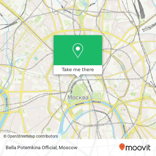 Bella Potemkina Official, улица Охотный Ряд Москва 109012 map