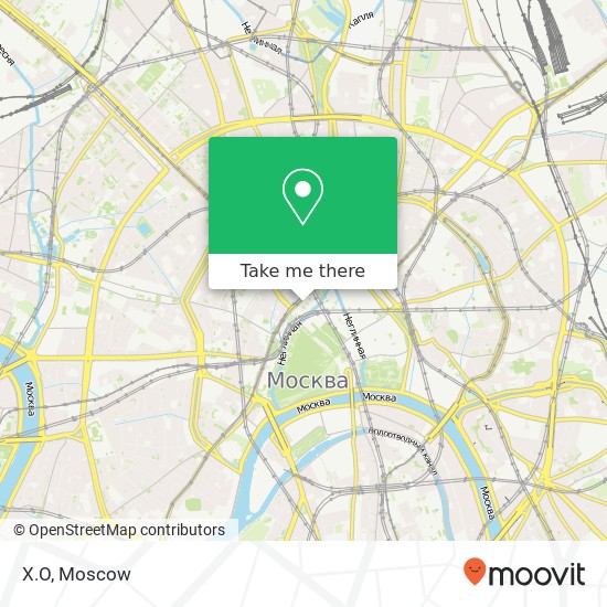 X.O, Москва 103265 map