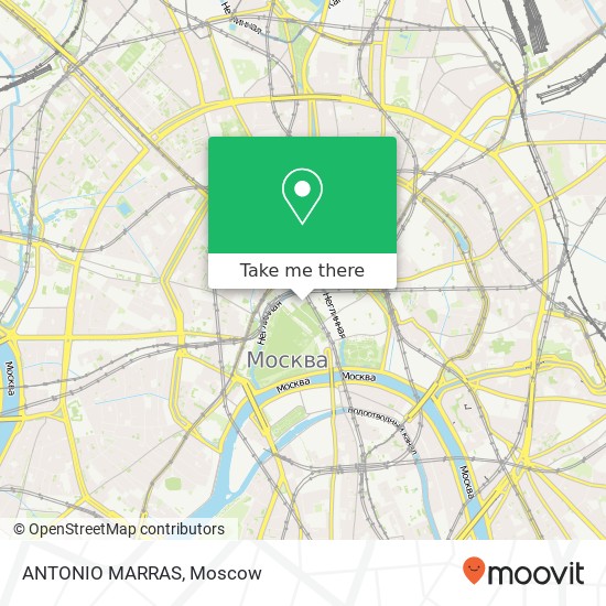 ANTONIO MARRAS, Красная площадь, 3 Москва 109012 map