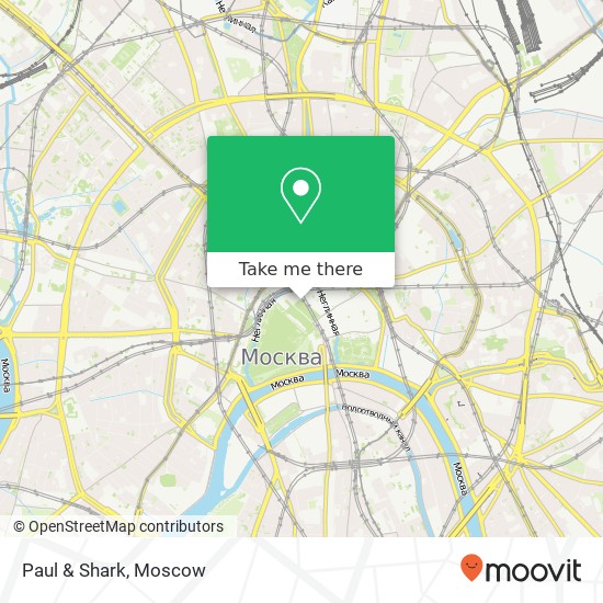 Paul & Shark, Ветошный переулок Москва 109012 map