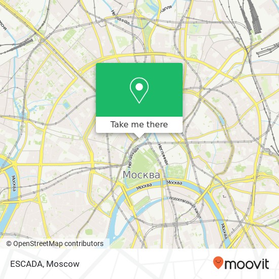 ESCADA, улица Охотный Ряд, 2 Москва 103265 map