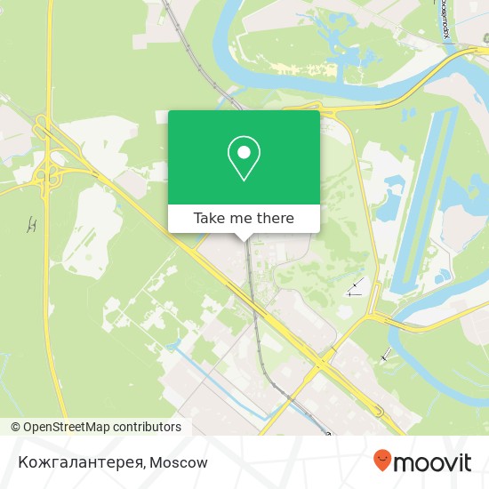Кожгалантерея, Осенний бульвар Москва 121609 map
