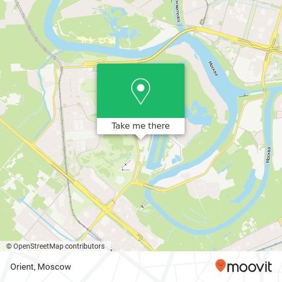 Orient, Крылатская улица Москва 121614 map